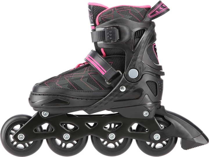 Ролики Nils Extreme NA11002 Чорно-Розові роз. L (39-42) (5907695543377) - зображення 5