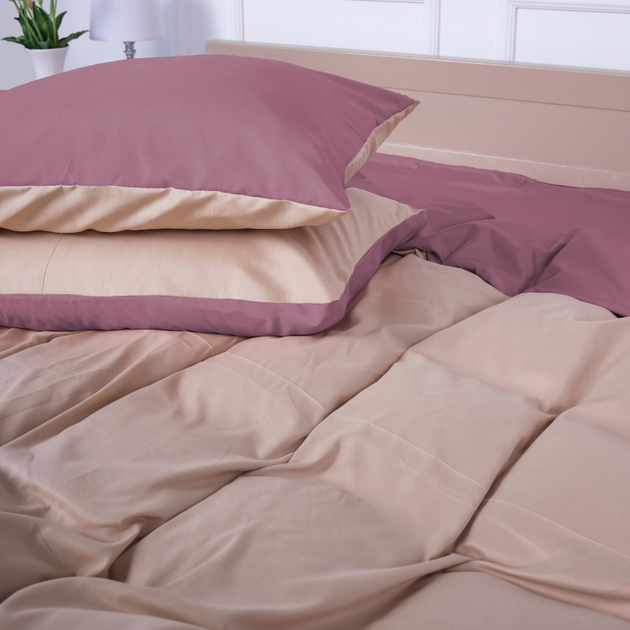 Наволочка MirSon Nazaret 17-1608 + 15-1214 Mikrosatin Premium Однотонна 50х70 см від Rozetka на платформі USKIDKA Акція на Наволочка MirSon Nazaret 17-1608 + 15-1214 Mikrosatin Premium Однотонна 50х70 см від Rozetka