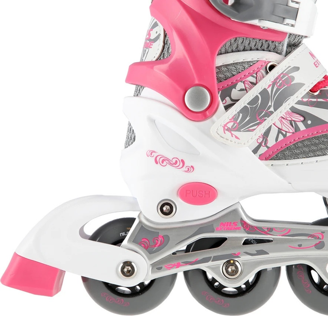 Łyżworolki Nils Extreme NA10602 Różowe roz. M (35-38) (5907695595499) - obraz 5