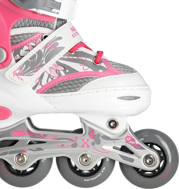 Łyżworolki Nils Extreme NA10602 Różowe roz. M (35-38) (5907695595499) - obraz 6