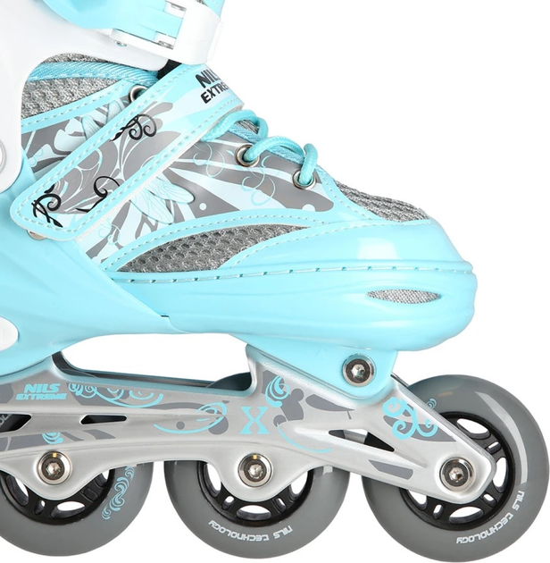 Ролики Nils Extreme NA10602 Блакитні роз. S (31-34) (5907695595512) - зображення 6