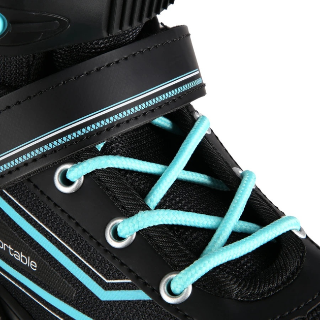 Łyżworolki Nils Extreme NA1169A Turkusowe roz. M (35-38) (5907695538120) - obraz 9