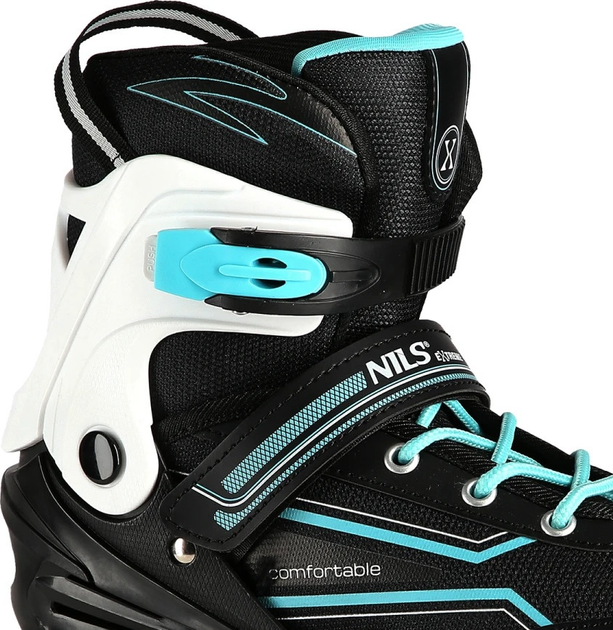 Ролики Nils Extreme NA1169A Бірюзові роз. L (39-42) (5907695538175) - зображення 8
