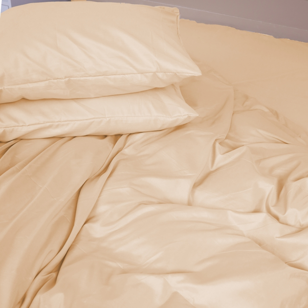 Простирадло MirSon Mikrosatin Premium №12-0712 Vanila однотонне 180x220 см від Rozetka на платформі USKIDKA Акція на Простирадло MirSon Mikrosatin Premium №12-0712 Vanila однотонне 180x220 см від Rozetka