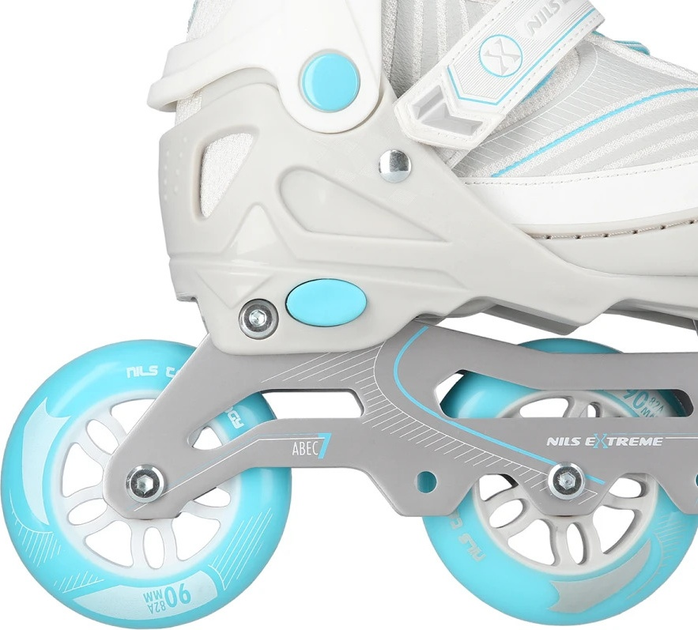 Łyżworolki Nils Extreme NA11201 Białe roz. M (35-38) (5907695543230) - obraz 5