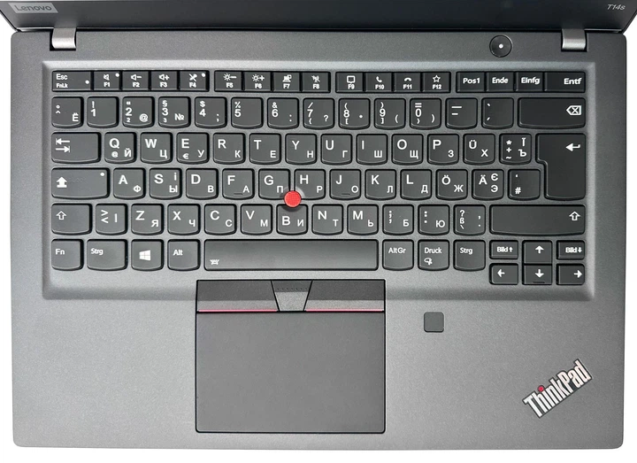 Ноутбук Lenovo ThinkPad T14s Gen 1 (20T1S1LB0N) Black Б/У - изображение 8