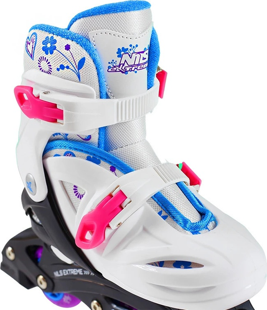 Łyżworolki Nils Extreme NJ/NA0321 Białe roz. S (26-30) (5907695515589) - obraz 6