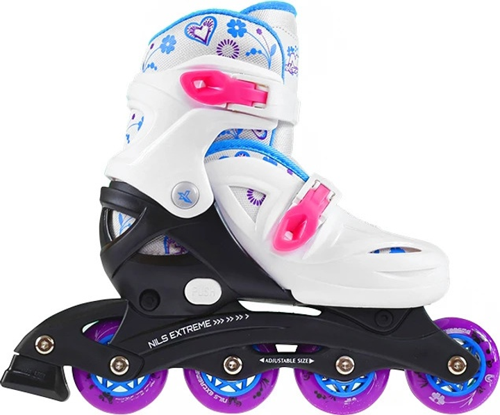 Łyżworolki Nils Extreme NJ/NA0321 Białe roz. L (36-40) (5907695515602) - obraz 2