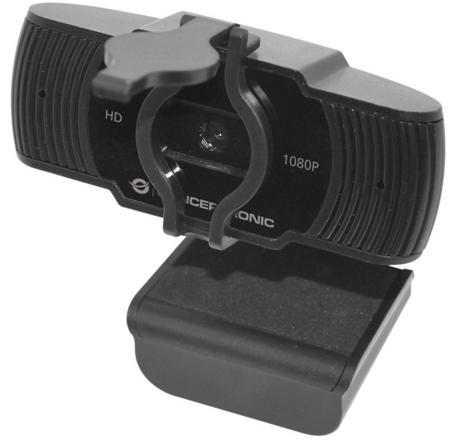 Kamera internetowa Conceptronic Amdis Full HD 1080P Black (AMDIS04BNEUEVERSION) - obraz 3