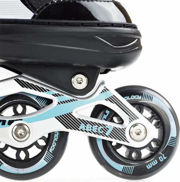 Ролики Nils Extreme NJ1828 Чорні роз. S (31-34) (5907695525724) - зображення 9