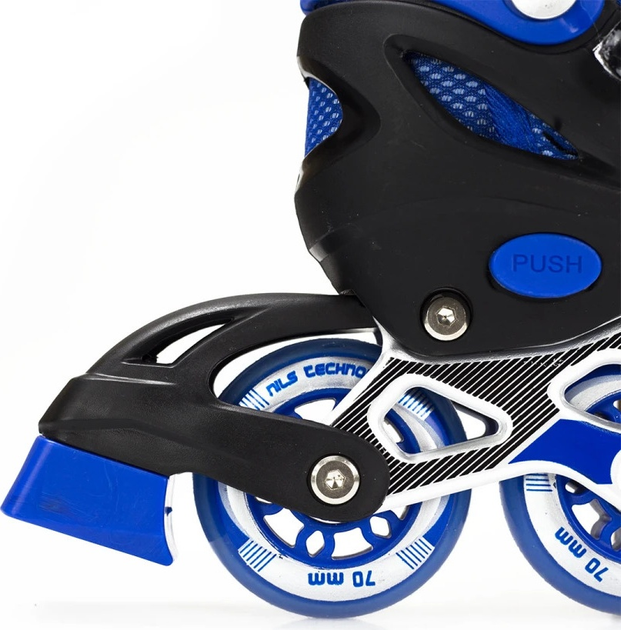 Łyżworolki Nils Extreme NJ1828 Niebieskie roz. S (31-34) (5907695525656) - obraz 11