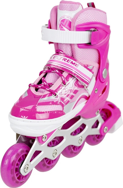 Łyżworolki Nils Extreme NJ1828 Różowe roz. S (31-34) (5907695525687) - obraz 5