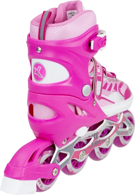 Łyżworolki Nils Extreme NJ1828 Różowe roz. L (39-42) (5907695525717) - obraz 6