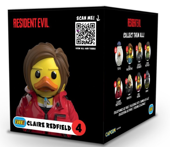 Kolekcjonerska figurka kaczuszka Numskull Tubbz Boxed Edition Resident Evil: Claire Redfield 4 (5056280456681) - obraz 8