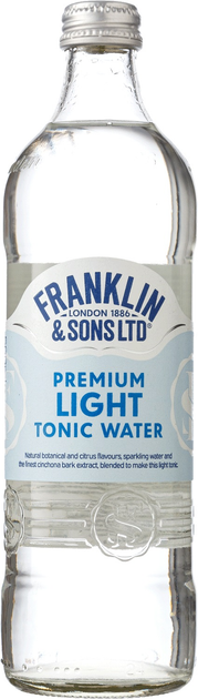 Напій безалкогольний сильногазований Franklin & Sons Light Tonic 0.5 л (5032678005976_N) - зображення 1