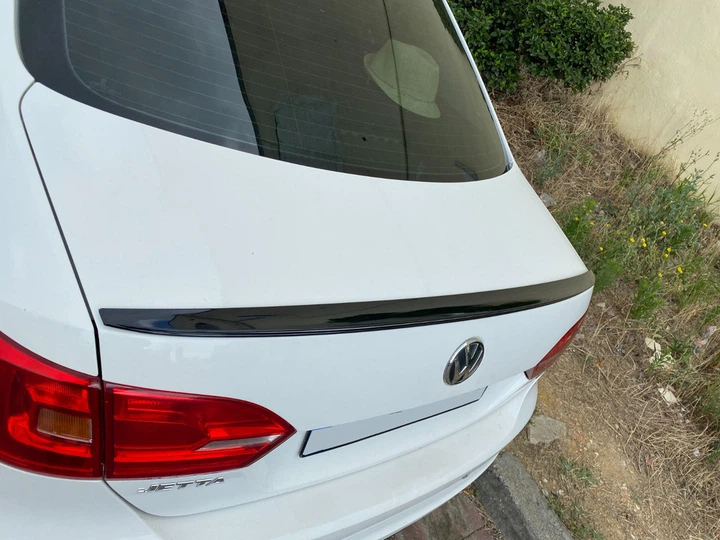 Спойлер LIP (Sunplex, черный) (115,8см*6,3см) для Volkswagen Jetta 2011-2018 гг - изображение 3