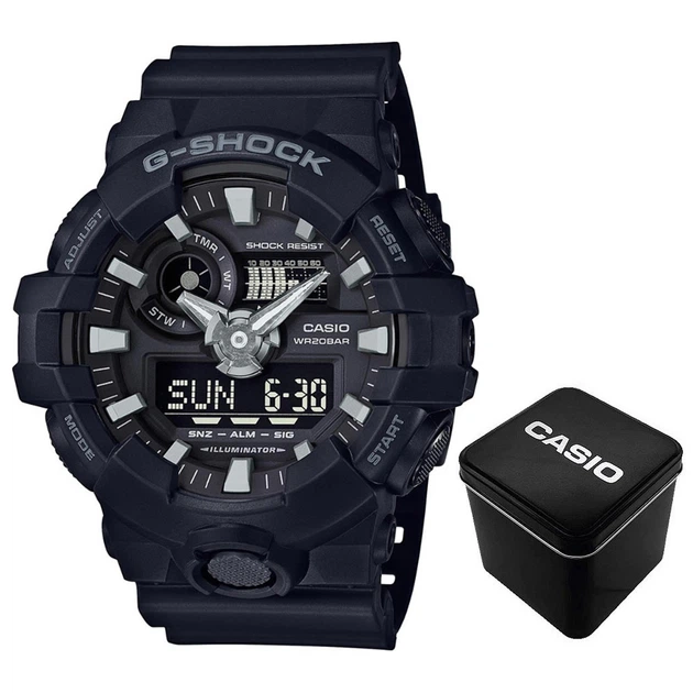 Мужские часы Casio GA-700-1B Черные ( AT1141-0147 ) - Фото 1 Мужские часы Casio GA-700-1B Черные ( AT1141-0147 ) - изображение 1