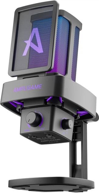 Мікрофон конденсаторний Fifine Ampligame Q8PRO USB Black - зображення 4