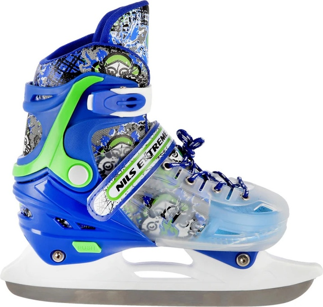 Łyżworolki Nils Extreme 4 w 1 NH18122 Niebieskie roz. S (29-33) (5907695535266) - obraz 10