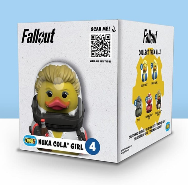 Колекційна фігурка каченя Numskull Tubbz Boxed Edition Fallout: Nuka Cola Girl 4 (5056280456780) - зображення 5