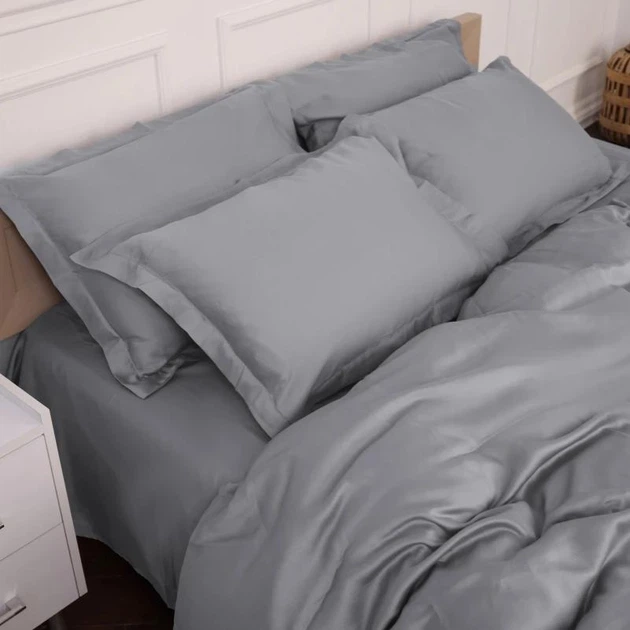 Простынь на резинке MirSon Tencel №05 Sea wave 120x200 см (2200009370304) - изображение 7