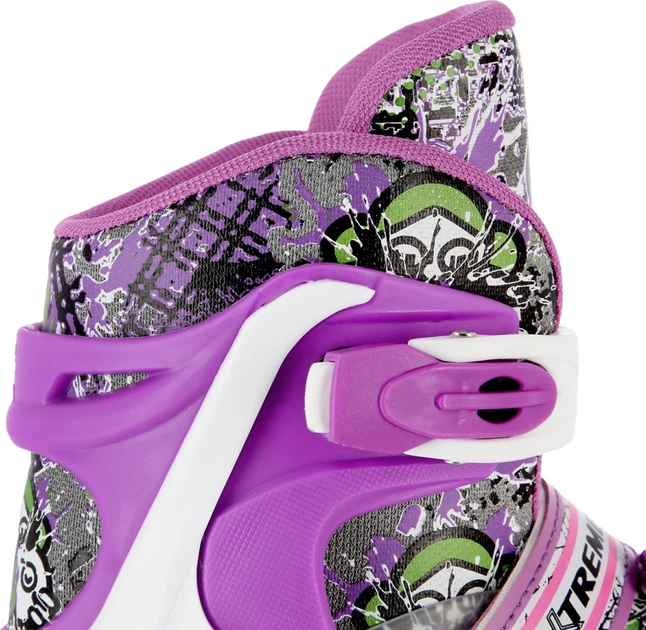 Łyżworolki Nils Extreme 4 w 1 NH18122 Fioletowe roz. L (39-43) (5907695535310) - obraz 6