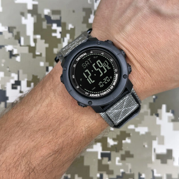 Чоловічі годинники Awarder 036 Nylon Pro Black-Grey - Фото 2 Чоловічі годинники Awarder 036 Nylon Pro Black-Grey - зображення 2