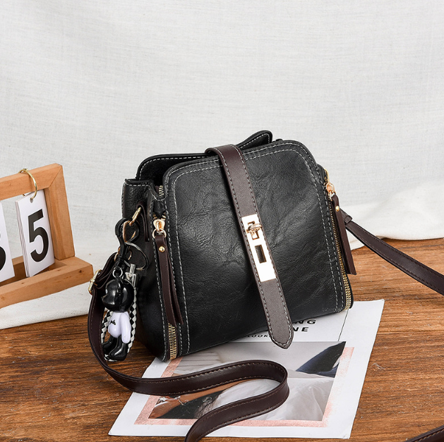 Сумка женская через плечо кросс-боди box bag черная - изображение 2