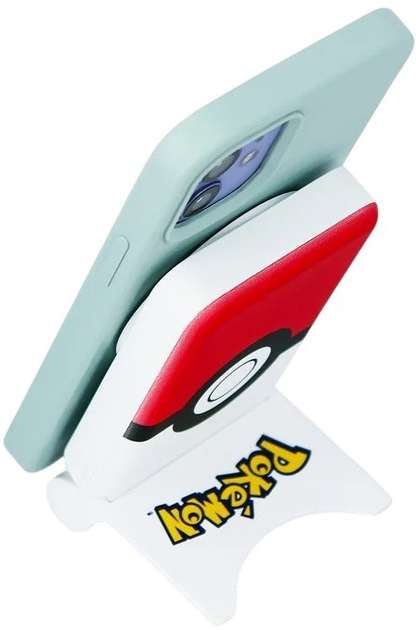 УМБ OTL Pokemon Pokeball wireless magnetic power bank 5000 mAh (5055371627931) - зображення 3