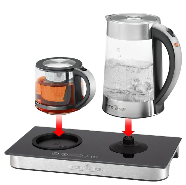 Електрочайник PROFI COOK PC-TKS 1056 (набір) Двійка - Фото 3 Електрочайник PROFI COOK PC-TKS 1056 (набір) Двійка - зображення 3