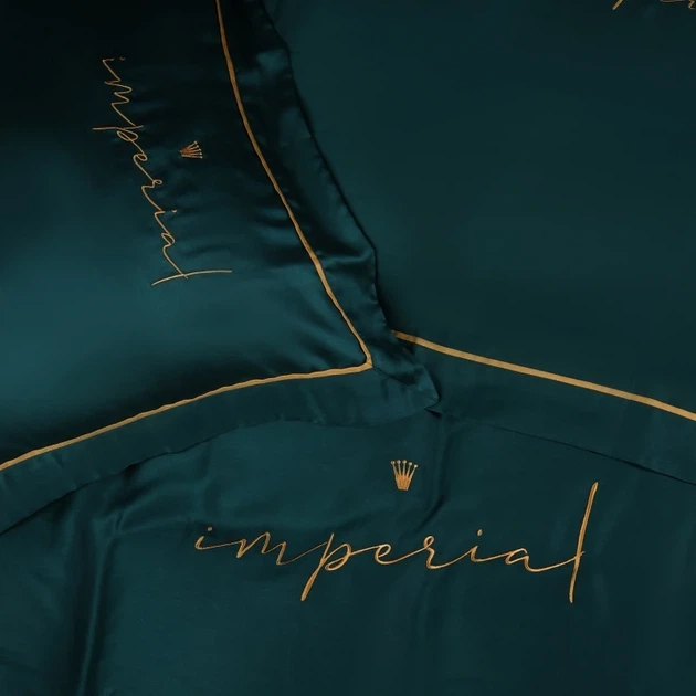 Простынь на резинке MirSon Imperial Tencel №07 Emerald 100x200см (2200010755923) - Фото 4 Простынь на резинке MirSon Imperial Tencel №07 Emerald 100x200см (2200010755923) - изображение 4