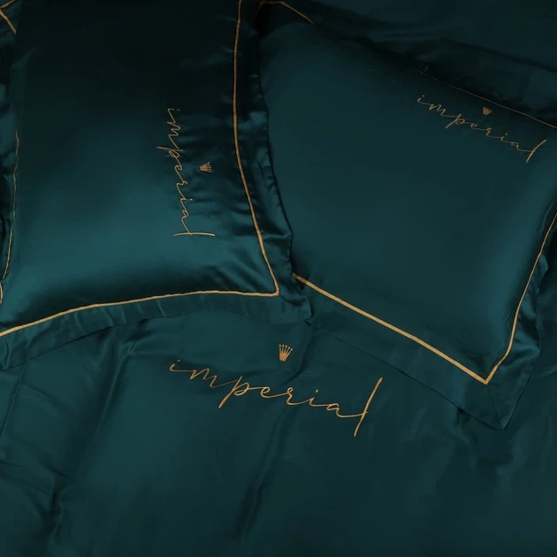 Простынь на резинке MirSon Imperial Tencel №07 Emerald 100x200см (2200010755923) - Фото 5 Простынь на резинке MirSon Imperial Tencel №07 Emerald 100x200см (2200010755923) - изображение 5