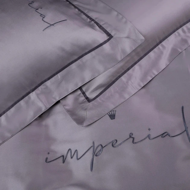 Комплект постельного белья Mirson Семейный 2 x 143 x 210 см Imperial Tencel №06 Gray (2200010755299) - Фото 4 Комплект постельного белья Mirson Семейный 2 x 143 x 210 см Imperial Tencel №06 Gray (2200010755299) - изображение 4