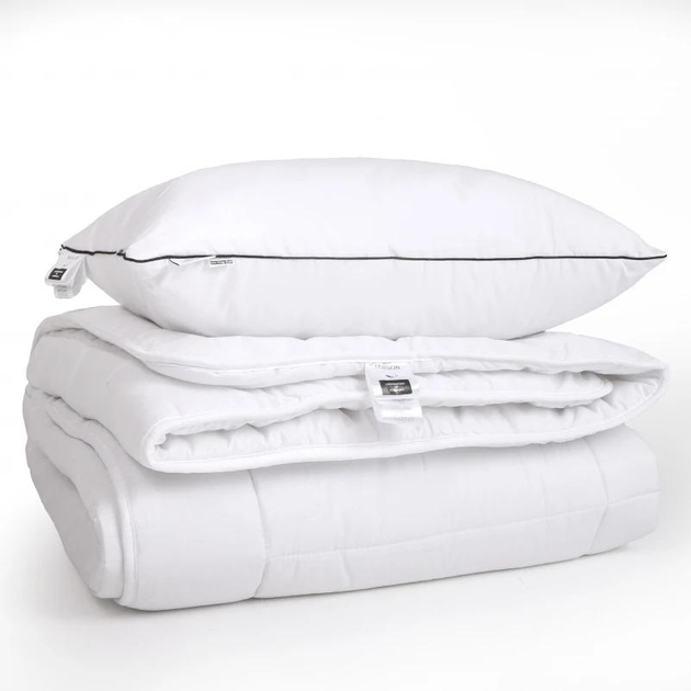 Набір MirSon №9559 Bianco Ковдра зимова Полуторна 140х205 Wool + Подушка 50х70 від Rozetka на платформі USKIDKA Акція на Набір MirSon №9559 Bianco Ковдра зимова Полуторна 140х205 Wool + Подушка 50х70 від Rozetka