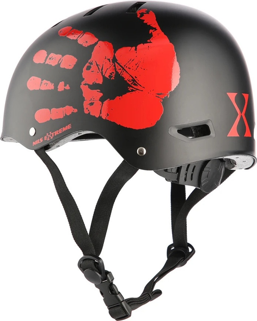 Kask Nils Extreme MTW03 M 55 - 58 cm Czarny (5907695595741) - obraz 2