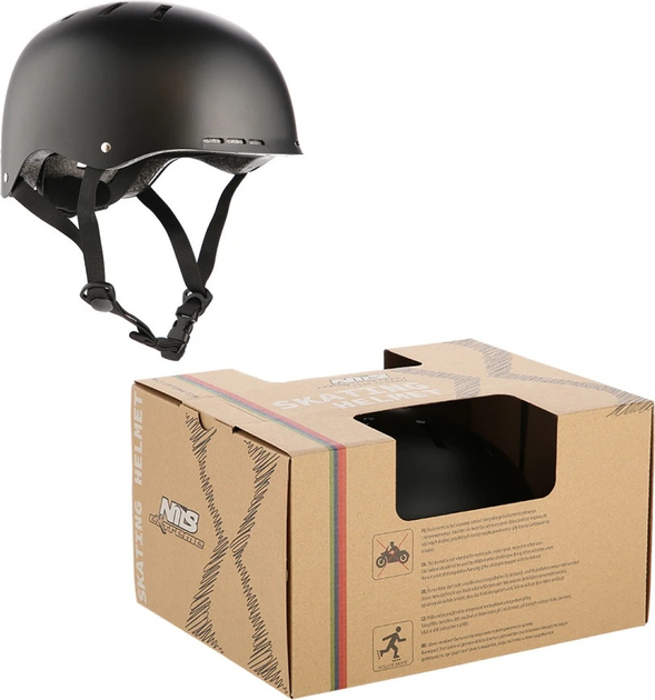Kask Nils Extreme MTW03 M 55 - 58 cm Czarny (5907695595741) - obraz 8