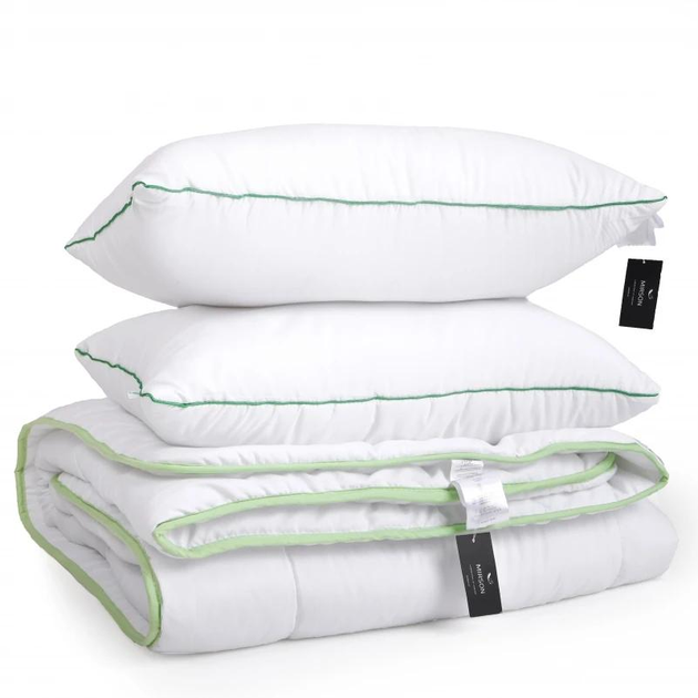 Набір MirSon №9586 Eco Line Ковдра зимова Євро 200х220 Ecosilk + Дві подушки 50х70 від Rozetka на платформі USKIDKA Акція на Набір MirSon №9586 Eco Line Ковдра зимова Євро 200х220 Ecosilk + Дві подушки 50х70 від Rozetka