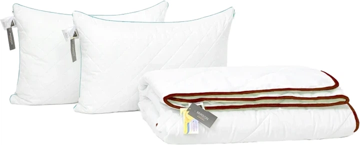 Набор MirSon №9602 Eco Line Одеяло всесезонное Полуторное 140х205 Cotton + Подушка 50х70 (2200010807332) - Фото 1 Набор MirSon №9602 Eco Line Одеяло всесезонное Полуторное 140х205 Cotton + Подушка 50х70 (2200010807332) - изображение 1