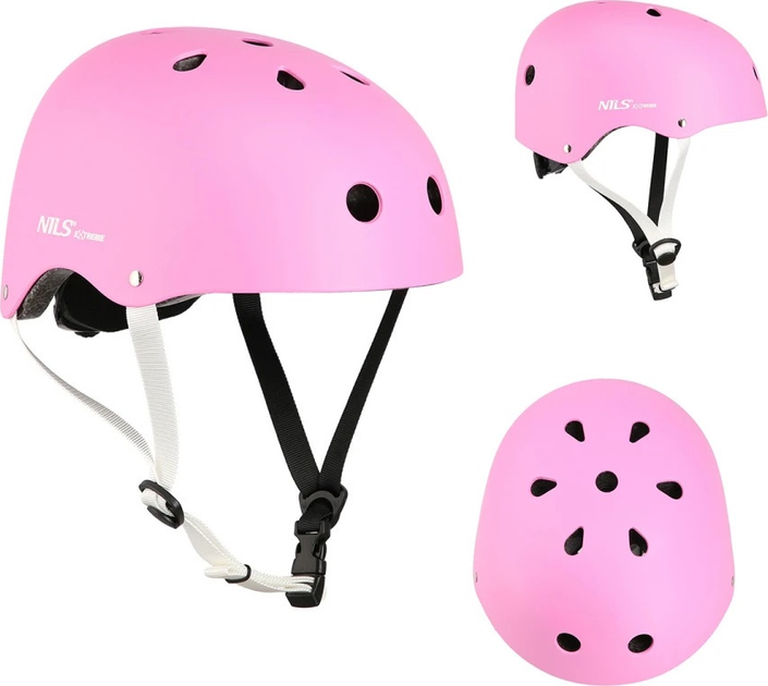 Kask Nils Extreme MTW001 M 55 - 58 cm Różowy (5907695520408) - obraz 8