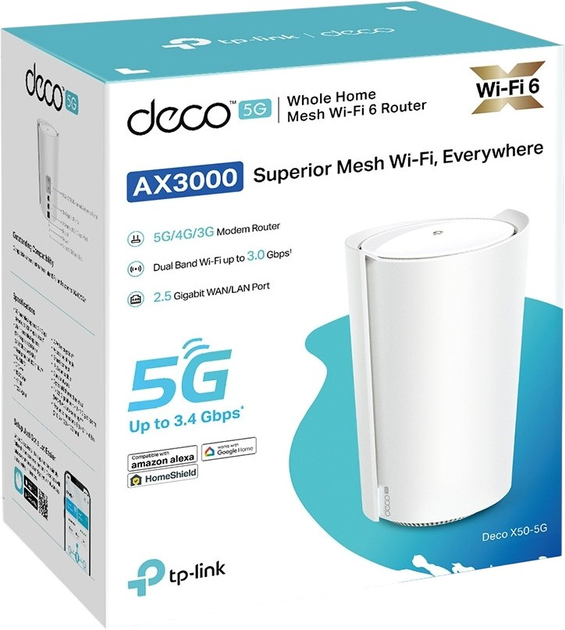 Router TP-LINK Deco X50-5G - obraz 3