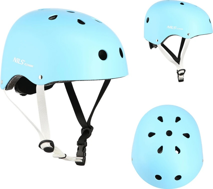 Kask Nils Extreme MTW001 M 55 - 58 cm Niebieski (5907695520446) - obraz 8