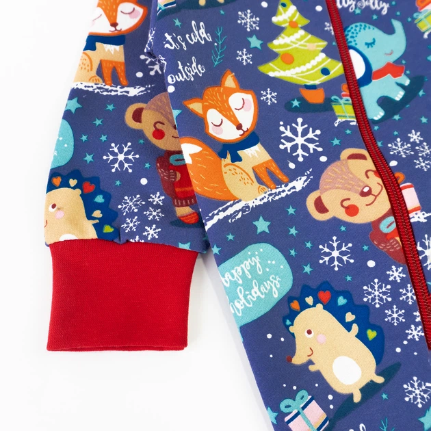 Человечек на молнии Dexter`s с новогодней тематикой christmas fox 68 см - Фото 3 Человечек на молнии Dexter`s с новогодней тематикой christmas fox 68 см - изображение 3