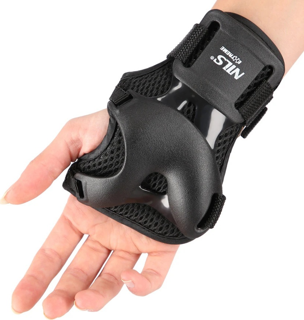 Zestaw ochraniaczy Nils Extreme H8334 rozmiar M Czarny (5907695515664) - obraz 10