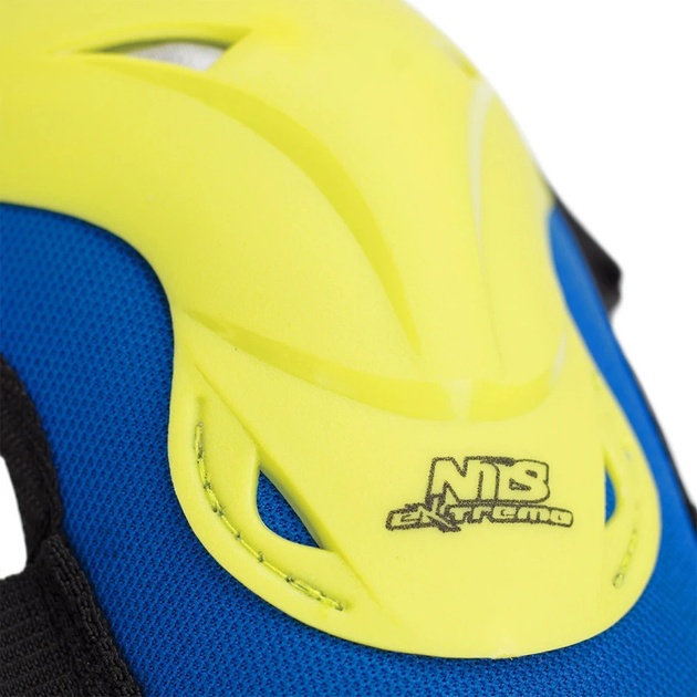 Набір захисту Nils Extreme H716 розмір M Темно-синій і салатовий (5907695524529) - зображення 6
