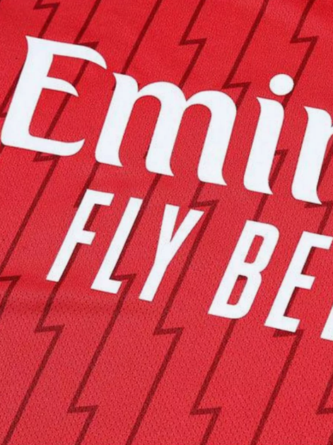 Форма футбольная детская с индивидуальным нанесением Arsenal (Арсенал), сезон 24/25, 24 размер, рост 135-140 см, бело-красная. - изображение 5