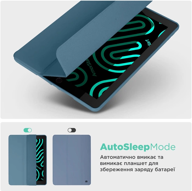 Чехол для планшета ArmorStandart Smart Fold Pen для Apple iPad mini 2024 / mini 6 Lavender Grey (ARM82828) - изображение 6