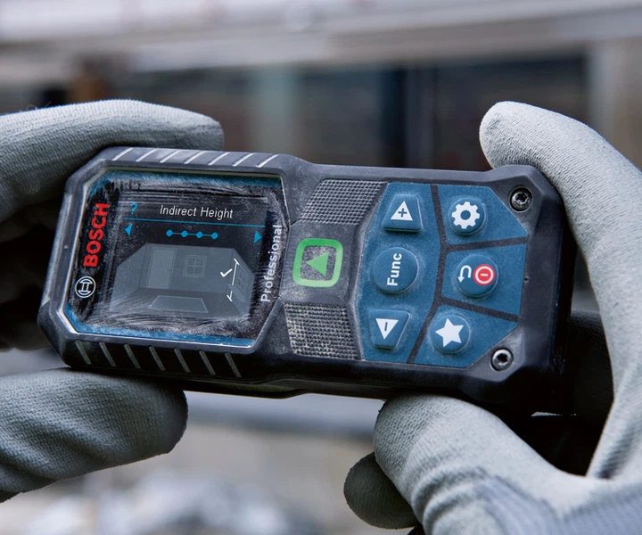 Лазерный дальномер Bosch GLM 50-25 G Professional (AA 1.5V, 50 м) с функцией памяти (25257) - Фото 5 Лазерный дальномер Bosch GLM 50-25 G Professional (AA 1.5V, 50 м) с функцией памяти (25257) - изображение 5