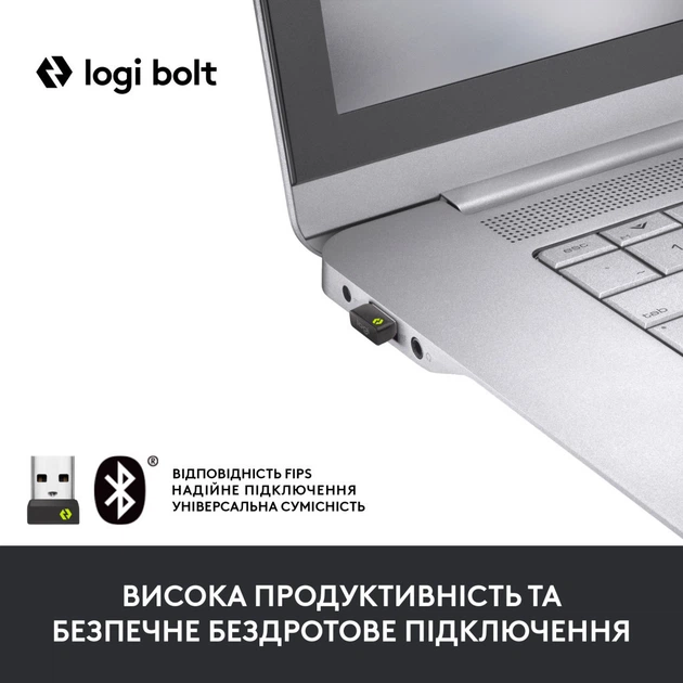 Мишка Logitech Signature M650 Wireless for Business Off-White (910-006275) - изображение 2