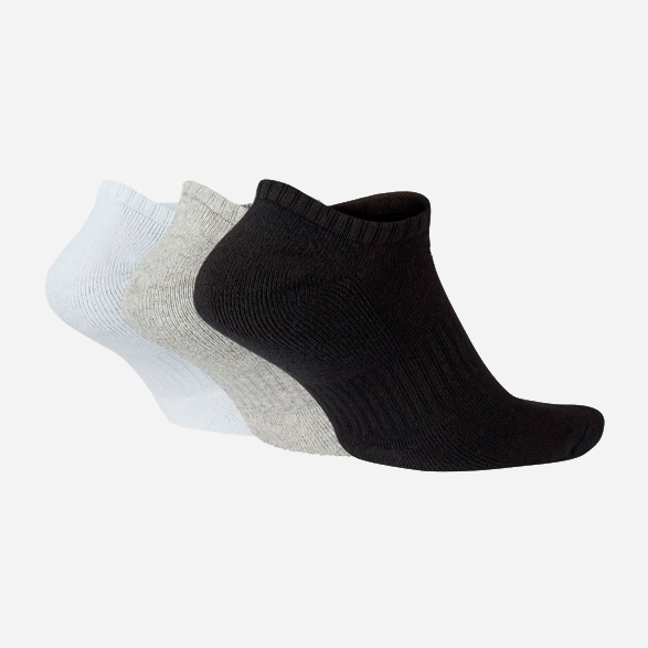 Набор женских носков коротких хлопковых Nike U Nk Everyday Cush Ns SX7673-964 38-42 3 пары Белый/Серый/Черный (194955549339) - Фото 9 Набор женских носков коротких хлопковых Nike U Nk Everyday Cush Ns SX7673-964 38-42 3 пары Белый/Серый/Черный (194955549339) - изображение 9