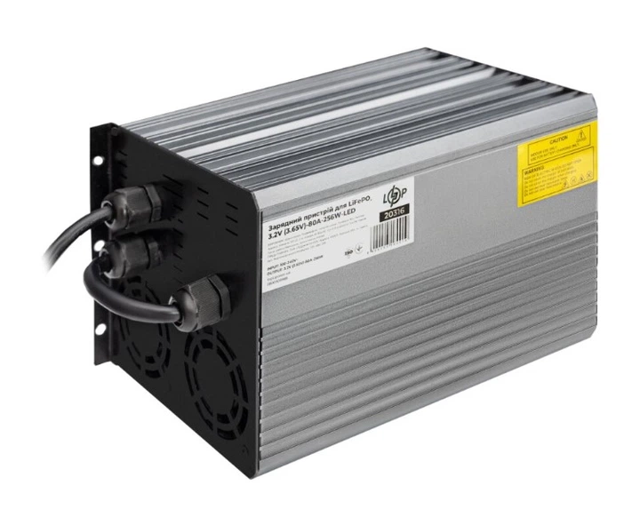 Зарядний пристрій для акумуляторів LiFePO4 LogicPower 3,2V 80A 256W LED (20316) - Фото 2 Зарядний пристрій для акумуляторів LiFePO4 LogicPower 3,2V 80A 256W LED (20316) - зображення 2